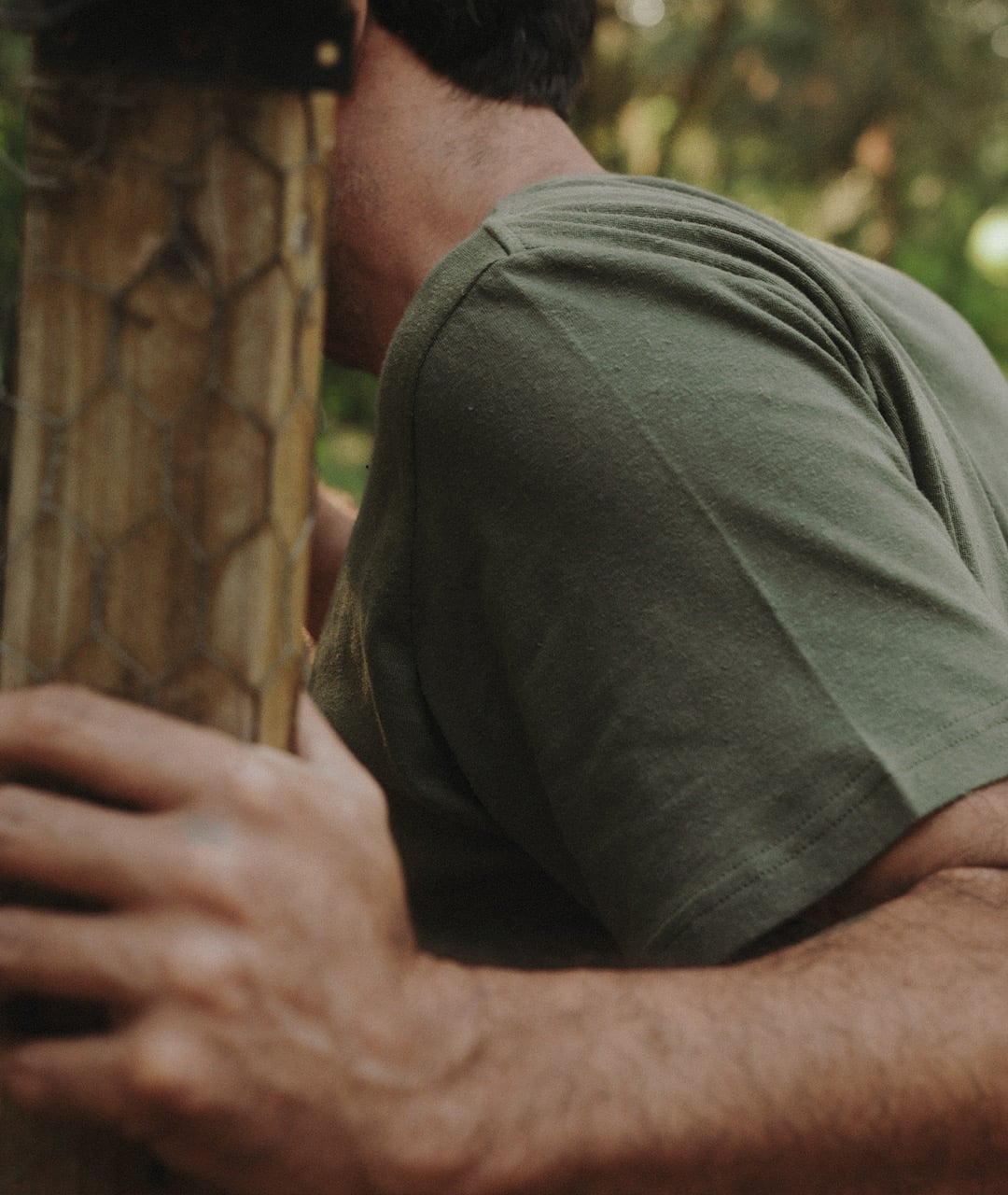 D&eacute;couvrir le tee-shirt bio chanvre kaki