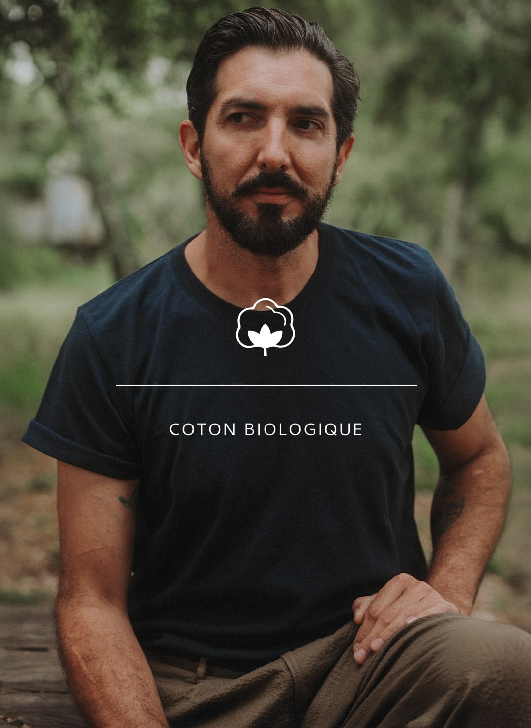 T-shirt Navy de Bleu de Chauffe