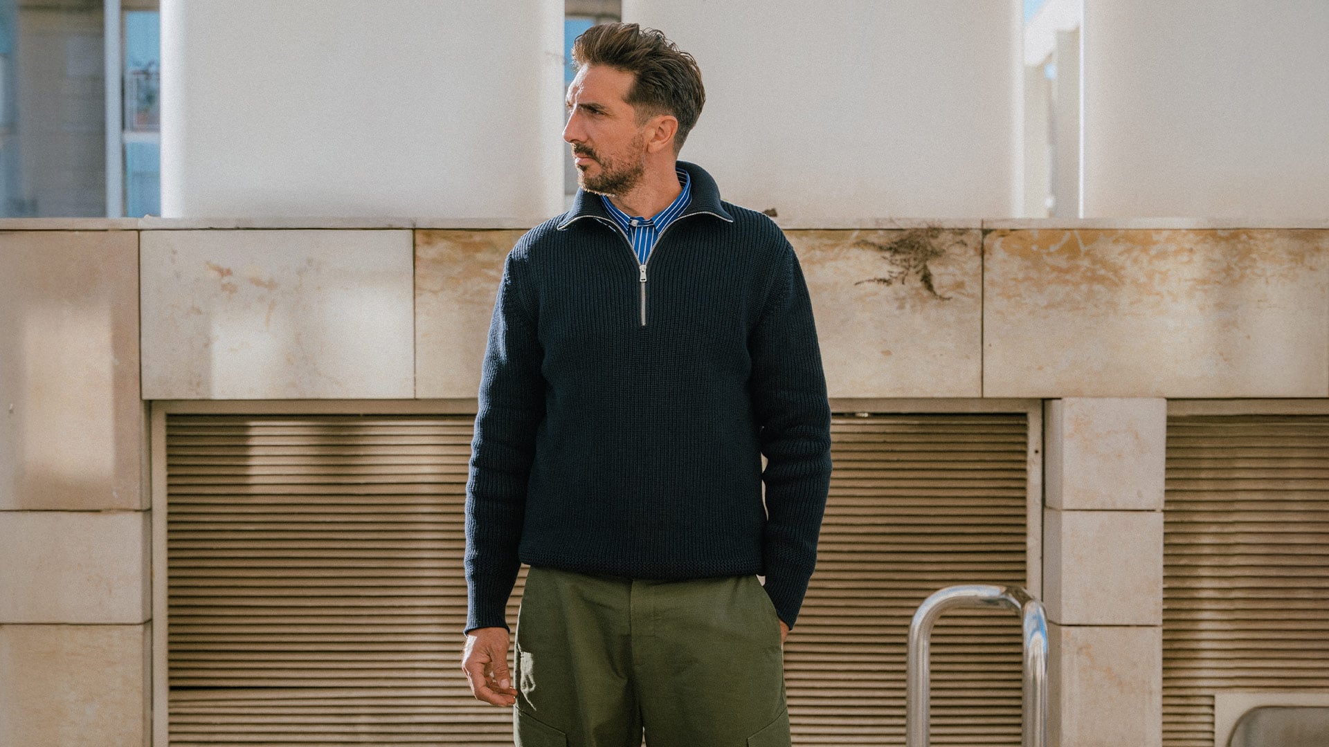 Le pull camionneur fabriqu&eacute; en France