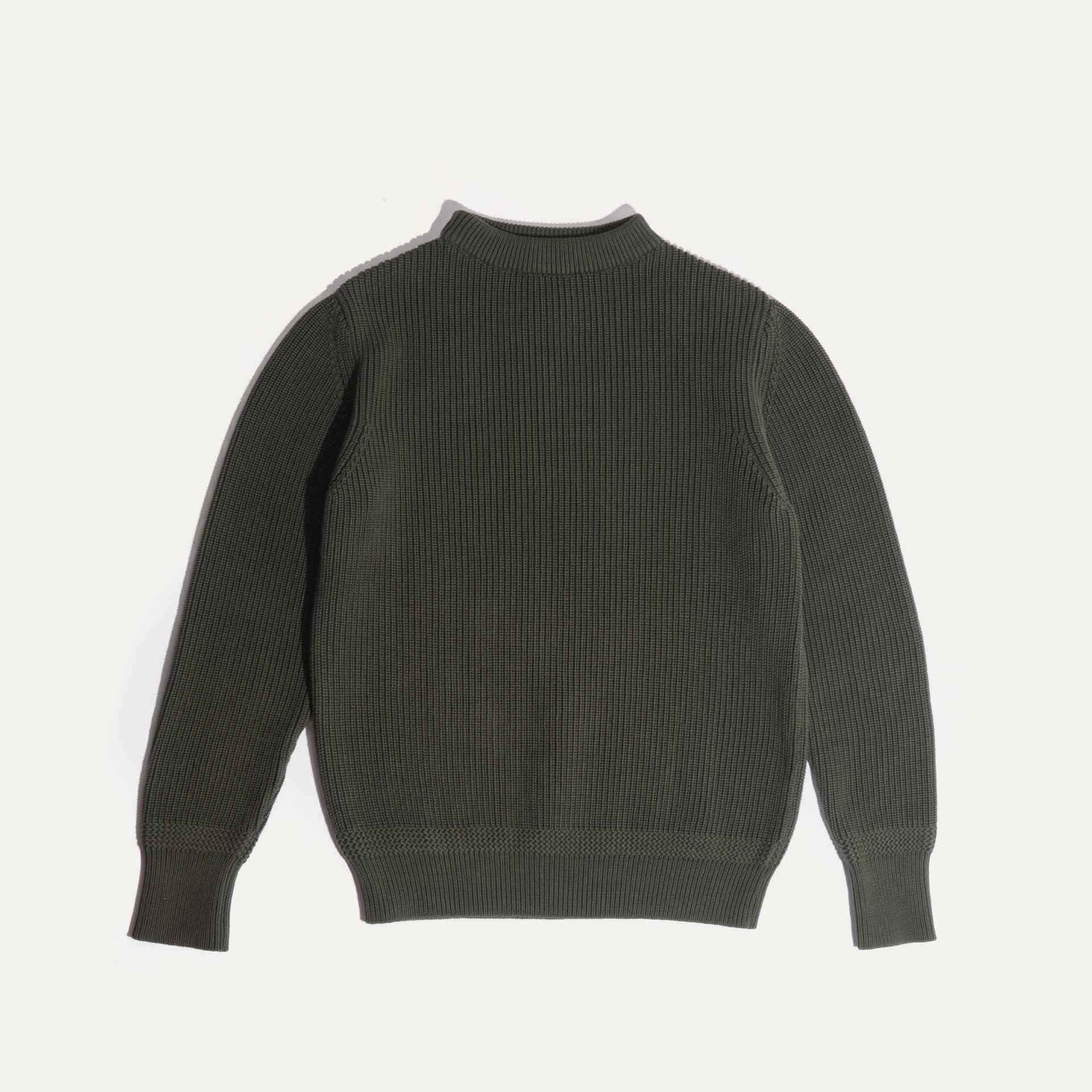 Pull homme made in France coloris Kaki
