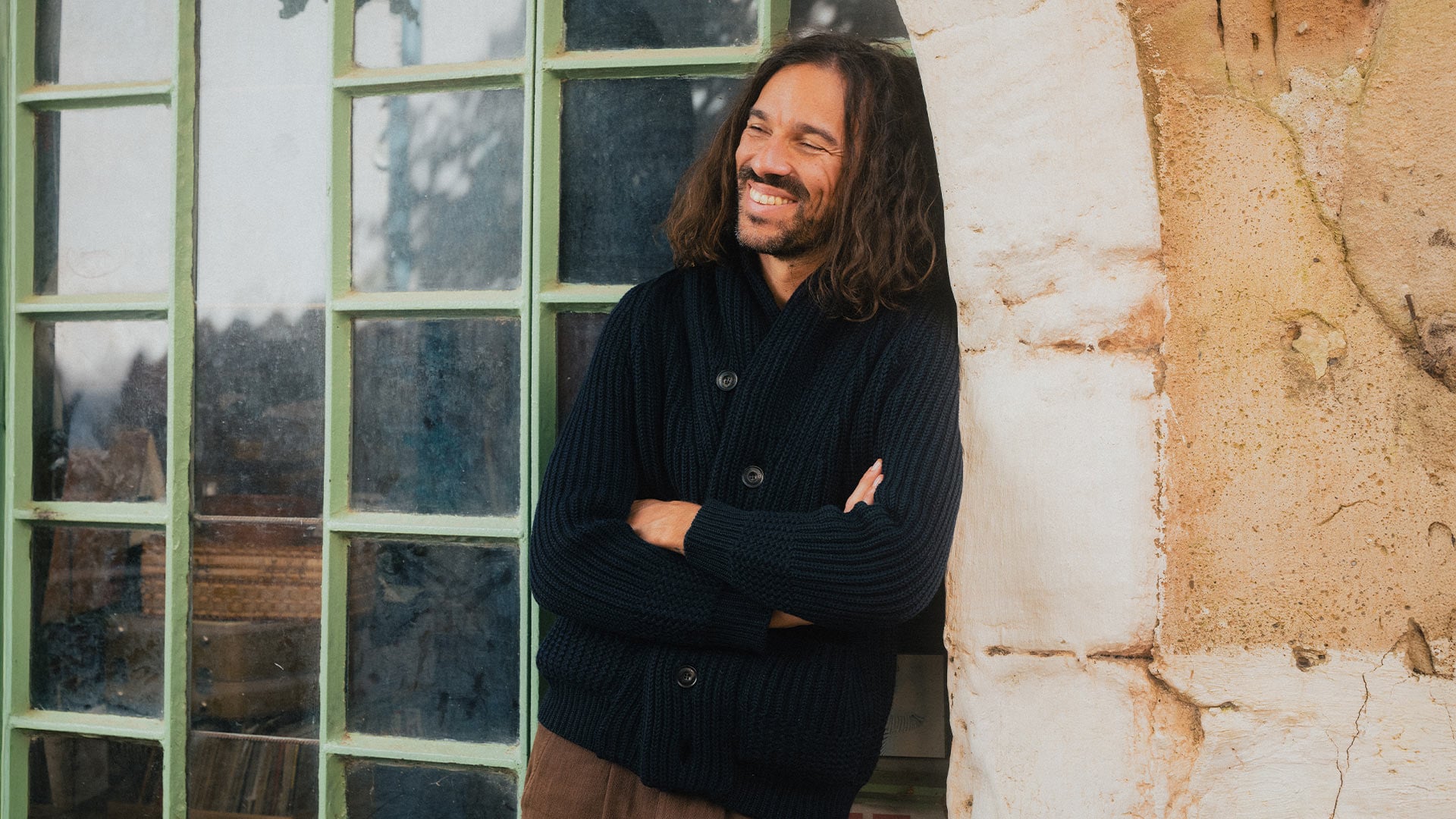 Le cardigan homme en laine "Doelan"