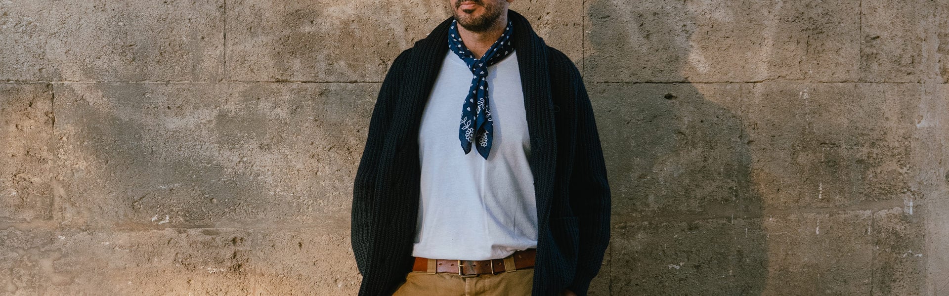 D&eacute;couvrir le cardigan en laine pour homme